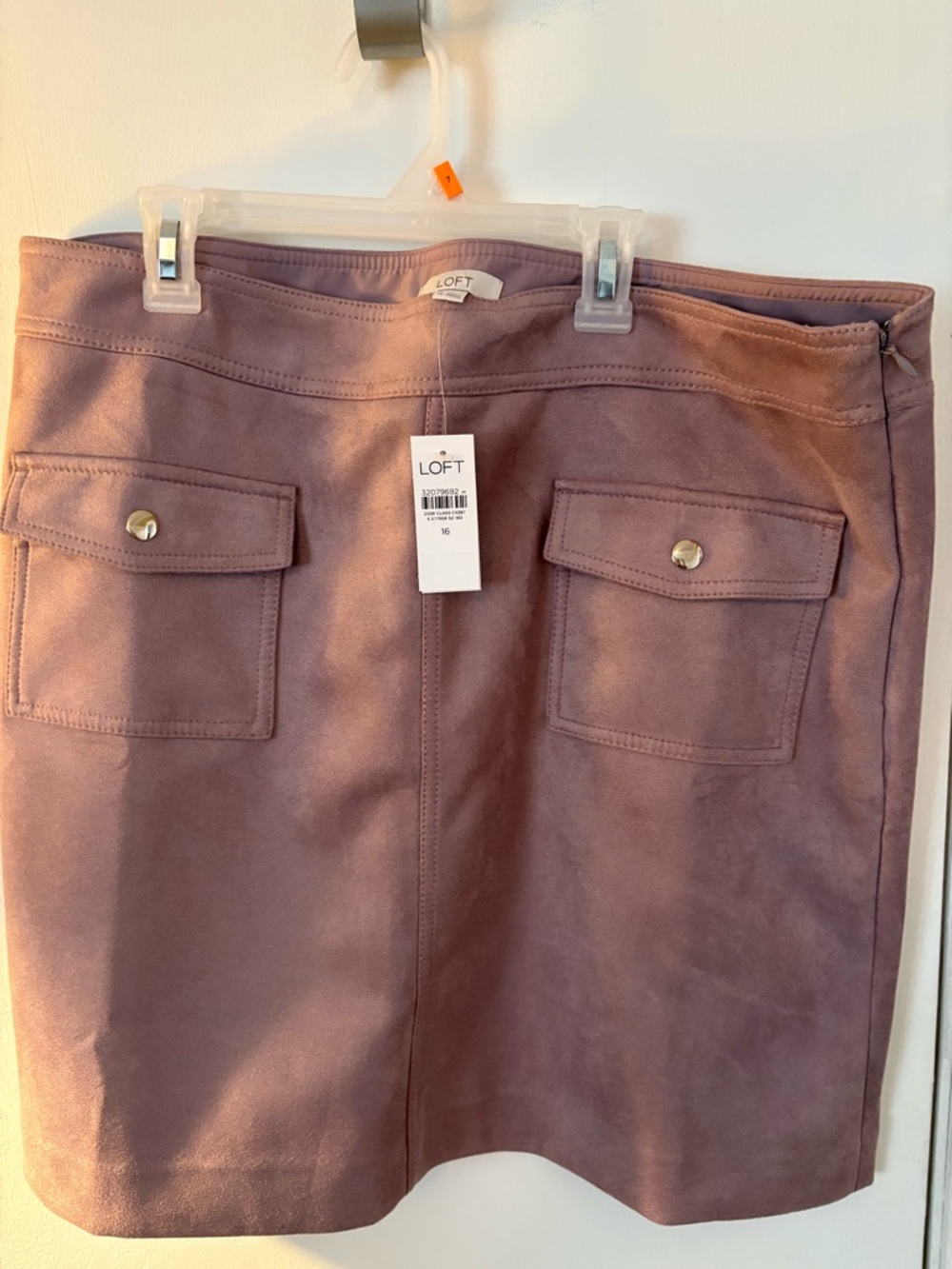 LOFT Dusty Mauve Mini Skirt